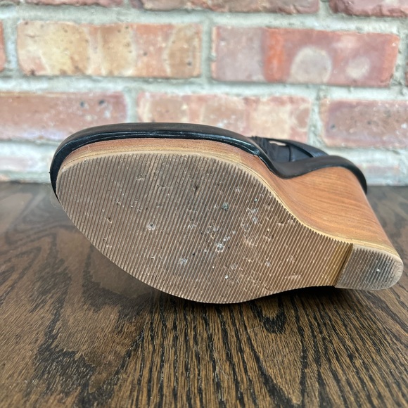 Ann Demeulemeester Black Wedge Lace Up Ankle Boots! - Picture 7 of 11